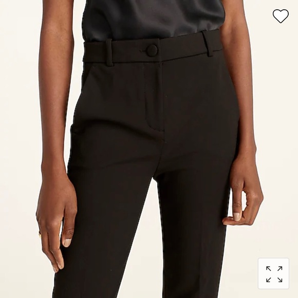 J. Crew High-rise Cameron Pants Size 6 Black - Picture 3 of 6